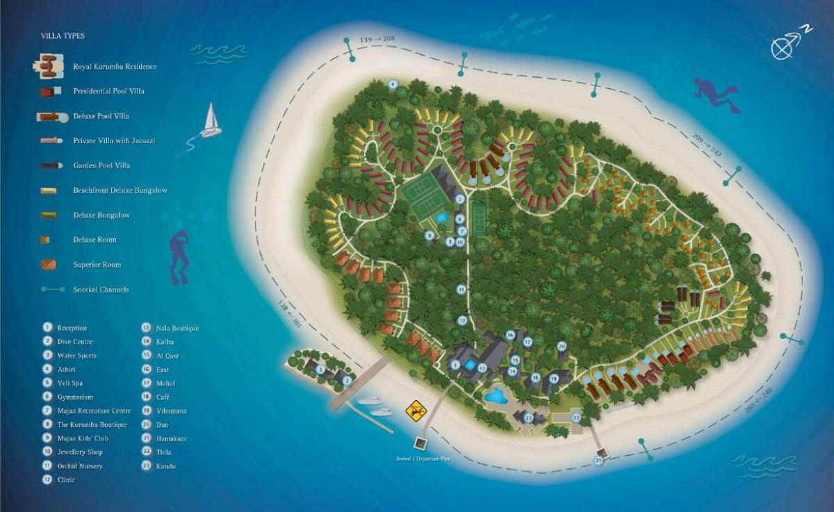 курумба Мальдивы карте